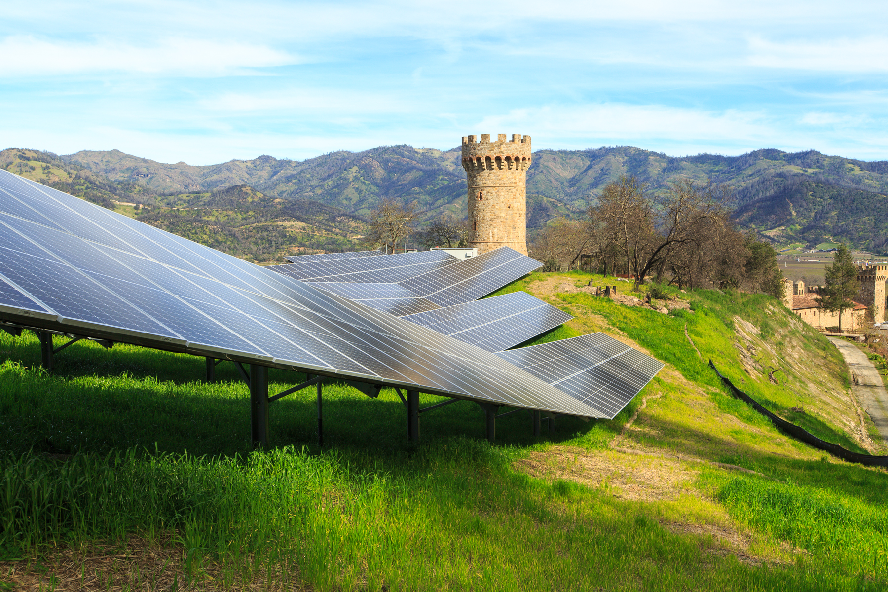 Castello Di Amorosa Installs a Solar Microgrid