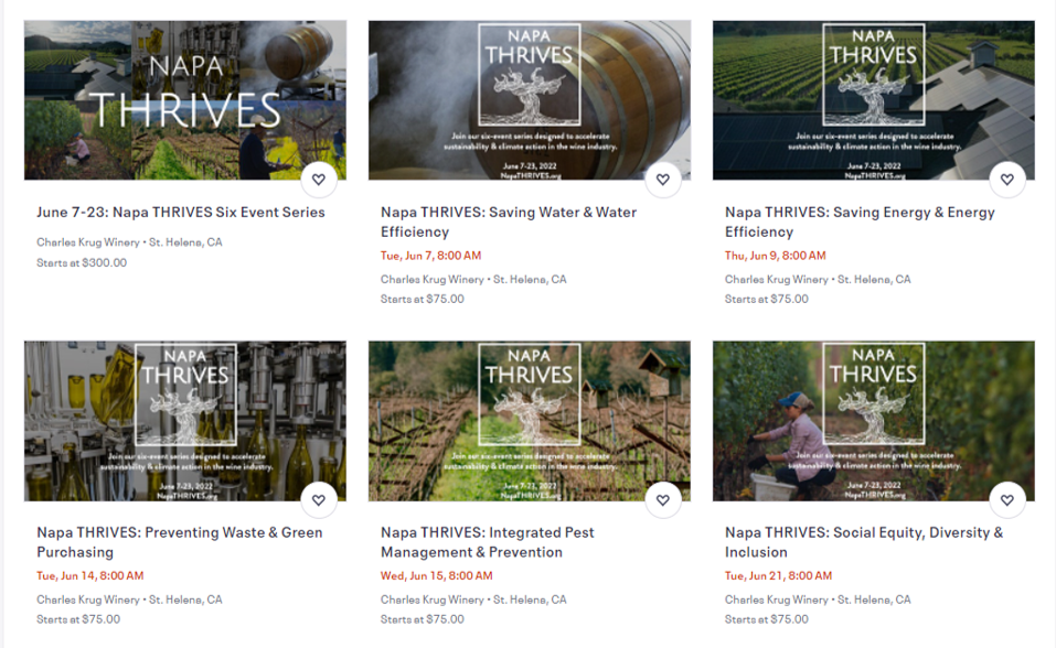 Napa Green Set to Launch Napa THRIVES: A Six-Event Symposium Featuring Leaders in Sustainability & Climate Action