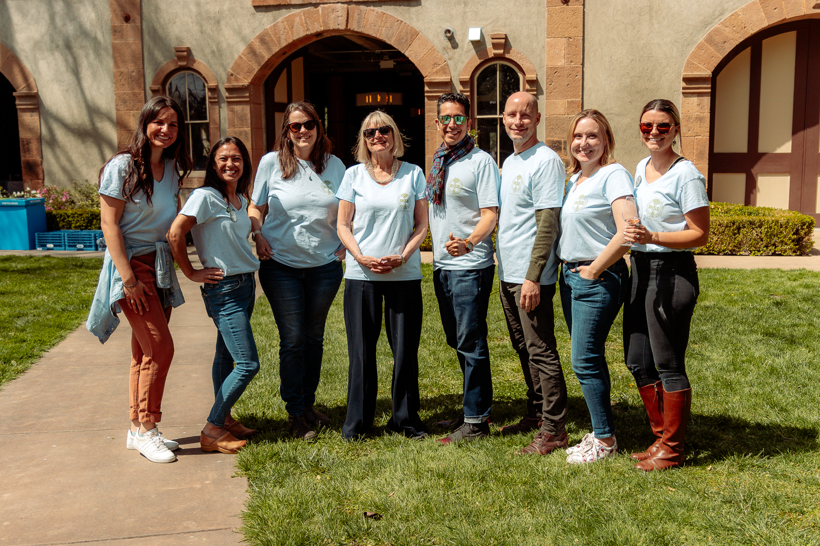 Jancis Robinson with RISE shirt